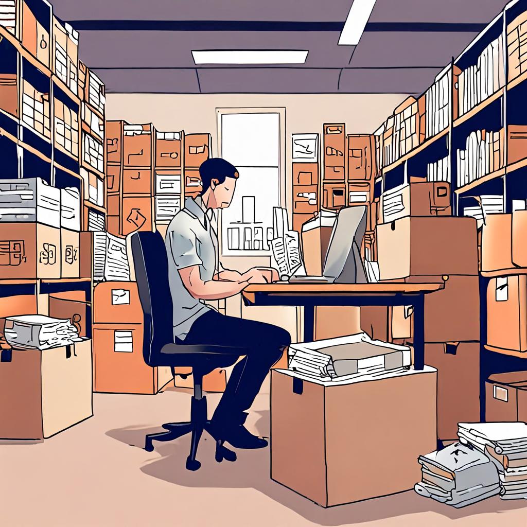 Small business support specialist overwhelmed by customer service paperwork